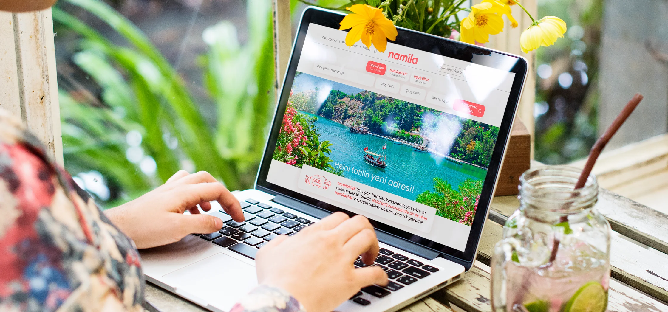 Namila Web Sitesi Mockup